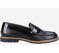 Hush Puppies Verity Slip On Damen-Schwarze-Lederloafer EU 42 / UK 8