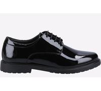 Hush Puppies Verity Slip On Leder Damen Lack Schwarze Brogues Schuhe EU 40,5 / UK 7