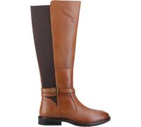 Hush Puppies - "Victoria" Lange Stiefel für Damen, Leder (Hellbraun) EU 36 / UK 3
