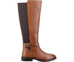 Hush Puppies - "Victoria" Lange Stiefel für Damen, Leder (Hellbraun) EU 36 / UK 3