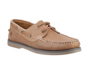 Hush Puppies Wilson Leder Herren Tan Bootsschuhe EU 40,5 / UK 7