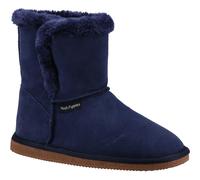 Hush Puppies Womens/Ladies Ashleigh Wildleder Slipper Stiefel (Navy) EU 42 / UK 8