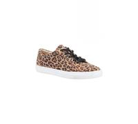 Hush Puppies Womens/Ladies Tessa Leopard Print Leder Turnschuhe (Braun/Schwarz) EU 38 / UK 5