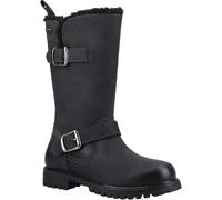 Hush Puppies Winnie Leder Damen Schwarz Stiefel EU 39/UK 6