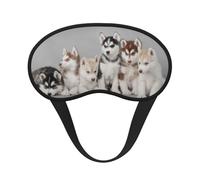 Husky Huskie Hunde,Vollständige Augenabdeckungen, lichtundurchlässige Schlafmasken, Verdunkelungs-Augenschützer
