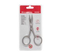 Husqvarna Viking gebogene Stickschere Mikrospitze (10,2 cm/ 4"/ silbergrau-matt)