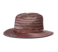 Hut BRIXTON - Messer Straw Fedora Brown (BROWN) Größe: S