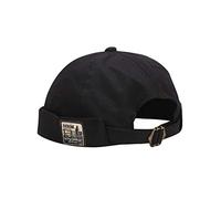 Hut Herren Docker-Cap Herren Damen Docker Mütze Seemannsmütze Hafenmütze Herrenhut Bikercap Hat Wandermütze Seemannskappe Bikermütze Watch Kappe Beanie Hut Baseball Cap Dockercap (Schwarz01, One size)