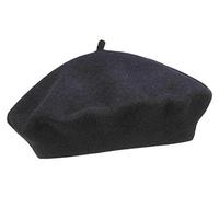 Hut-Kaufen Damen Baske aus Reiner Schurwolle mit Original Wollsiegel - Marine (50009) - One Size