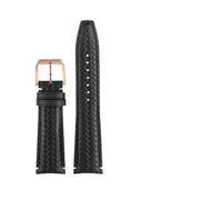 HUTBUVEAW Gewebtes Uhrenarmband aus Rindsleder for IWC IW344205, IW371614, IW500713, PORTUGIESER Portofino, blaues, weiches Lederarmband, 22 mm(Smokey Mauve)