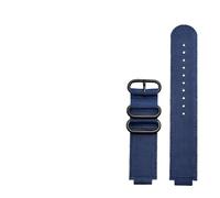 HUTBUVEAW Nylon-Uhrenarmband for Casio AE-1200 AE-1300 AE-1000W, modifiziertes Nylon, wasserdichtes Armband, Herrenarmband-Zubehör, 18 mm(Blue bk)