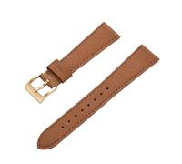 HUTBUVEAW Schnellverschluss-Business-Vintage-Uhrenarmband aus genähtem Leder, 18 mm, 19 mm, 20 mm, 21 mm, 22 mm, 23 mm, 24 mm, for traditionelle Uhren(Brown3,22mm)