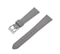 HUTBUVEAW Schnellverschluss-Business-Vintage-Uhrenarmband aus genähtem Leder, 18 mm, 19 mm, 20 mm, 21 mm, 22 mm, 23 mm, 24 mm, for traditionelle Uhren(Grey1,23mm)