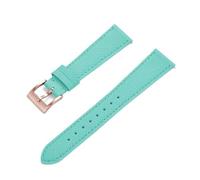 HUTBUVEAW Schnellverschluss-Business-Vintage-Uhrenarmband aus genähtem Leder, 18 mm, 19 mm, 20 mm, 21 mm, 22 mm, 23 mm, 24 mm, for traditionelle Uhren(Sky Blue4,18mm)