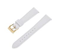 HUTBUVEAW Schnellverschluss-Business-Vintage-Uhrenarmband aus genähtem Leder, 18 mm, 19 mm, 20 mm, 21 mm, 22 mm, 23 mm, 24 mm, for traditionelle Uhren(White3,23mm)