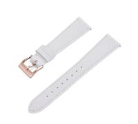 HUTBUVEAW Schnellverschluss-Business-Vintage-Uhrenarmband aus genähtem Leder, 18 mm, 19 mm, 20 mm, 21 mm, 22 mm, 23 mm, 24 mm, for traditionelle Uhren(White4,23mm)