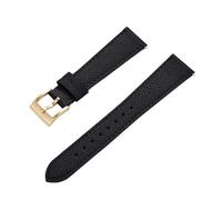 HUTBUVEAW Schnellverschluss-Business-Vintage-Uhrenarmband aus genähtem Leder, 18 mm, 19 mm, 20 mm, 21 mm, 22 mm, 23 mm, 24 mm, for traditionelle Uhren(Black3,24mm)