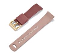 HUTBUVEAW Uhrenarmband, Schnellverschluss, Gummi-Silikon-Uhrenarmband, 20 mm, Uhrenarmband, Ersatzarmband(Coffee khaki 3)