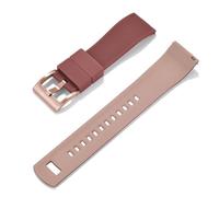 HUTBUVEAW Uhrenarmband, Schnellverschluss, Gummi-Silikon-Uhrenarmband, 20 mm, Uhrenarmband, Ersatzarmband(Coffee khaki 4)
