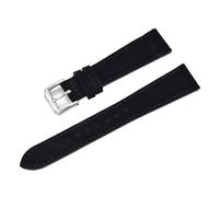 HUTBUVEAW Vintage weiches Wildleder-Uhrenarmband, Schnellverschluss, 18 mm, 19 mm, 20 mm, 22 mm, Ersatz-Armband-Zubehör(Black,20mm)