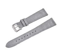 HUTBUVEAW Vintage weiches Wildleder-Uhrenarmband, Schnellverschluss, 18 mm, 19 mm, 20 mm, 22 mm, Ersatz-Armband-Zubehör(Light Gray,22mm)