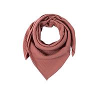 hutch&putch Musselin-Halstuch Baby 45cmx45cm Altrosa - Dreieckstuch Baby aus Bio Baumwolle - Schal für Babys - weiches, saugfähiges Baby Halstuch für Junge & Mädchen - Geschenkidee