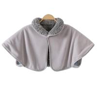 HUTRADE Damen Schulterwärmer Plüsch Warmer Schulterumhang, Winterliche Wärme Schulter-Schal-Umhang Plüsch Gefüttert Schulterpolster Schulter- Und Nackenwärmer Für Haus/Büro