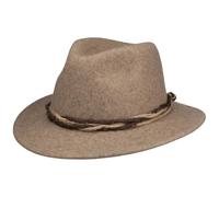 Hutshopping Tiroler Hut Damen/Herren - Made in Germany Trachtenhut Bayernhut Tirolerhut Winter Herbst Sommer Frühjahr Frühling-Sommer Herbst-Winter - M (56-57 cm) beige