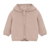 Huttelihut - Baby's Jacket Bear Ears Wool Fleece - Merinojacke, Gr. 92, beige (MahoganyRose)