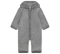 Huttelihut - Baby's Pram Suit Wool Fleece - Overall, Gr. 80, grau (MediumGreyMelange)