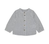 Huttelihut Hemd langarm Stehkragen Ringel 74 blau/weiß webware