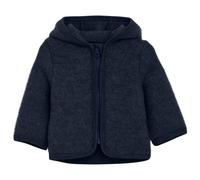 Huttelihut - Kid's Jacket Wool Fleece with Hood - Merinojacke, Gr. 86, blau (NavyMelange)