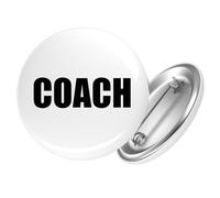 Huuraa Ansteckbutton für Coach Training Geschenk Größe 59mm für Coach Accessoire