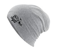 Huuraa Beanie Sylt Strandmotiv Heather Grey One Size Baumwolle und Elasthan Mütze Geschenkidee