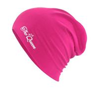 Huuraa Beanie The Queen Krone Fuchsia One Size Baumwolle und Elasthan Mütze Geschenkidee