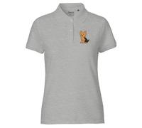 Huuraa Damen Polo Shirt Yorkshire Terrier Yorkie Comic S Sport Grey Bio Baumwolle Fairtrade Poloshirt Geschenkidee