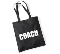 Huuraa Jutebeutel Coach Training 10 Liter Black Baumwolle Tasche Geschenkidee