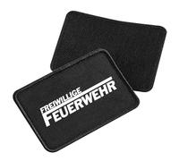Huuraa Patch Freiwillige Feuerwehr Geschenk Black für Mütze Freiwillige Feuerwehr Präsent