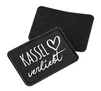 Huuraa Patch Kassel verliebt Geschenk Black für Mütze Kassel Präsent