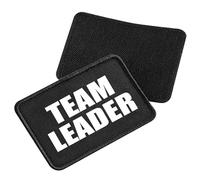 Huuraa Patch Team Leader Schriftzug Geschenk Black für Mütze Team Leader Präsent