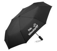Huuraa Regenschirm Frohe Weihnachten Weihnachtsmann Geschenk 98cm Schwarz Sturmfest Taschenschirm Frohe Weihnachten Geschenkidee