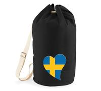 Huuraa Seesack Schweden Flagge Herz Geschenk