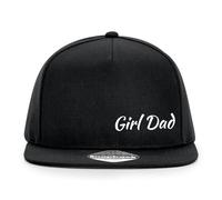 Huuraa Snapback Cappy Girl Dad Schriftzug Geschenk Black Girl Dad Mode