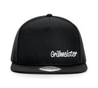 Huuraa Snapback Cappy Grillmeister BBQ Geschenk Black Grillmeister Mode