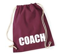 Huuraa Sporttasche für Coach Training Geschenk 12 Liter Burgundy Baumwolle für Coach Überraschung