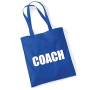 Huuraa Tote Bag für Coach Training Geschenk 10 Liter Bright Royal Baumwolle für Coach Mitbringsel