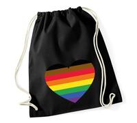 Huuraa Turnbeutel Alternative LGBT+ Pride Flagge LGBTQ Herz Geschenk
