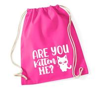 Huuraa Turnbeutel Are you kitten me Katze Geschenk