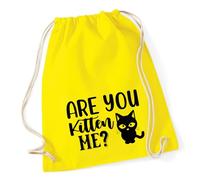 Huuraa Turnbeutel Are you kitten me Katze Geschenk
