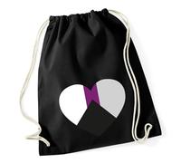 Huuraa Turnbeutel Demisexuell Pride Flagge LGBTQ Herz Geschenk